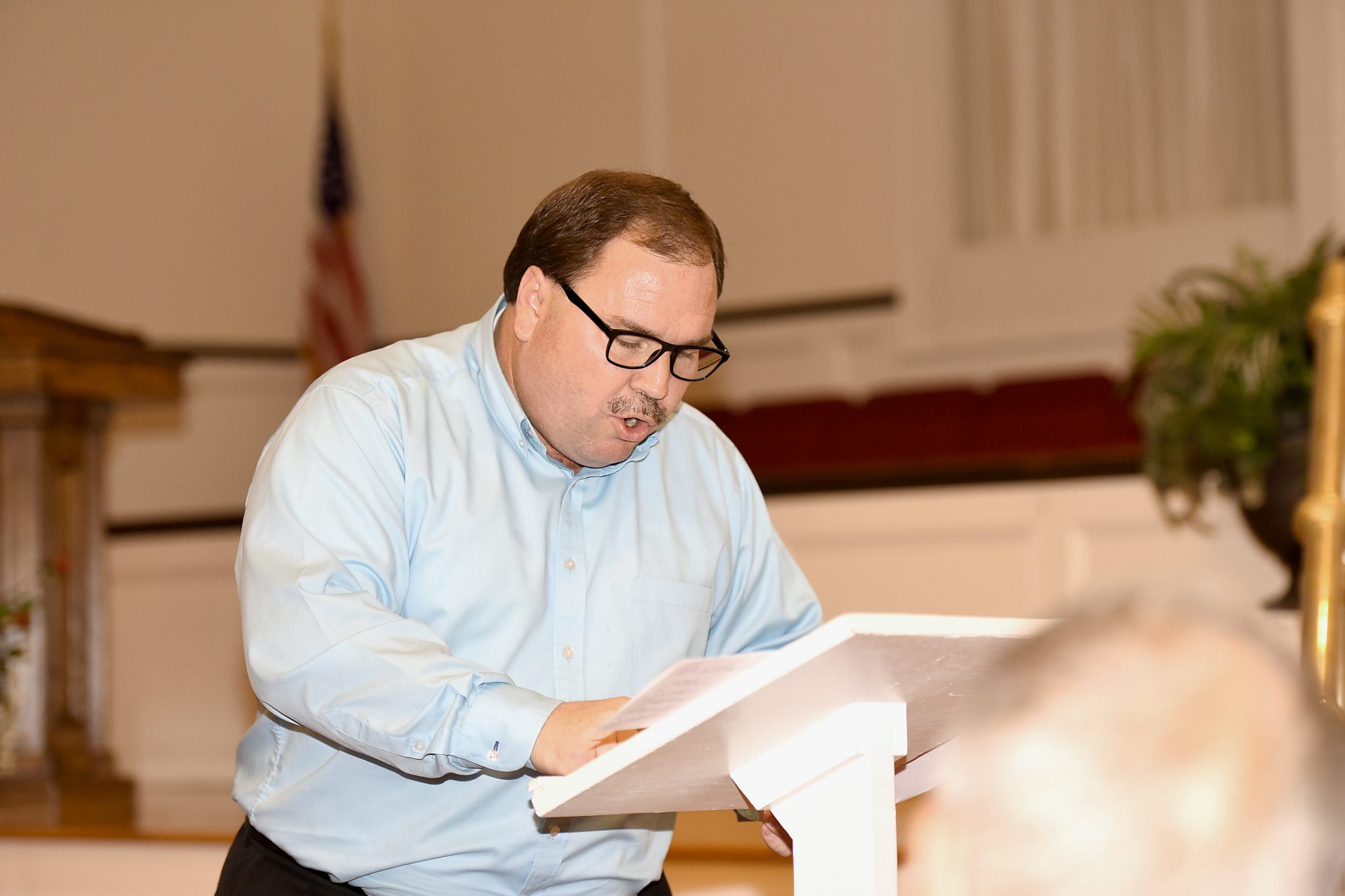 Lynn Miller Speaks To Mount Calvary Brotherhood