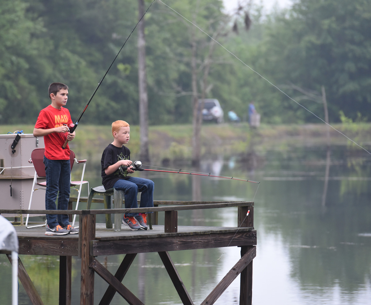 Youth Fishing Day Held At Jimmy Peacock’s Pond