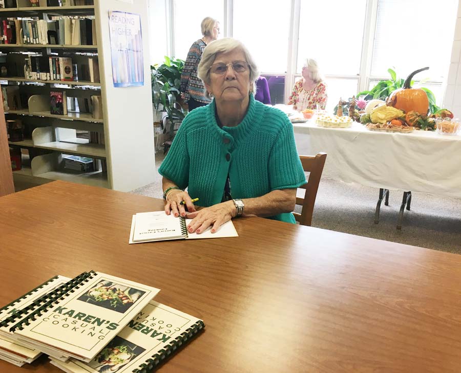 Lake View Woman’s Club Donates Flags, Sponsors Book Signing