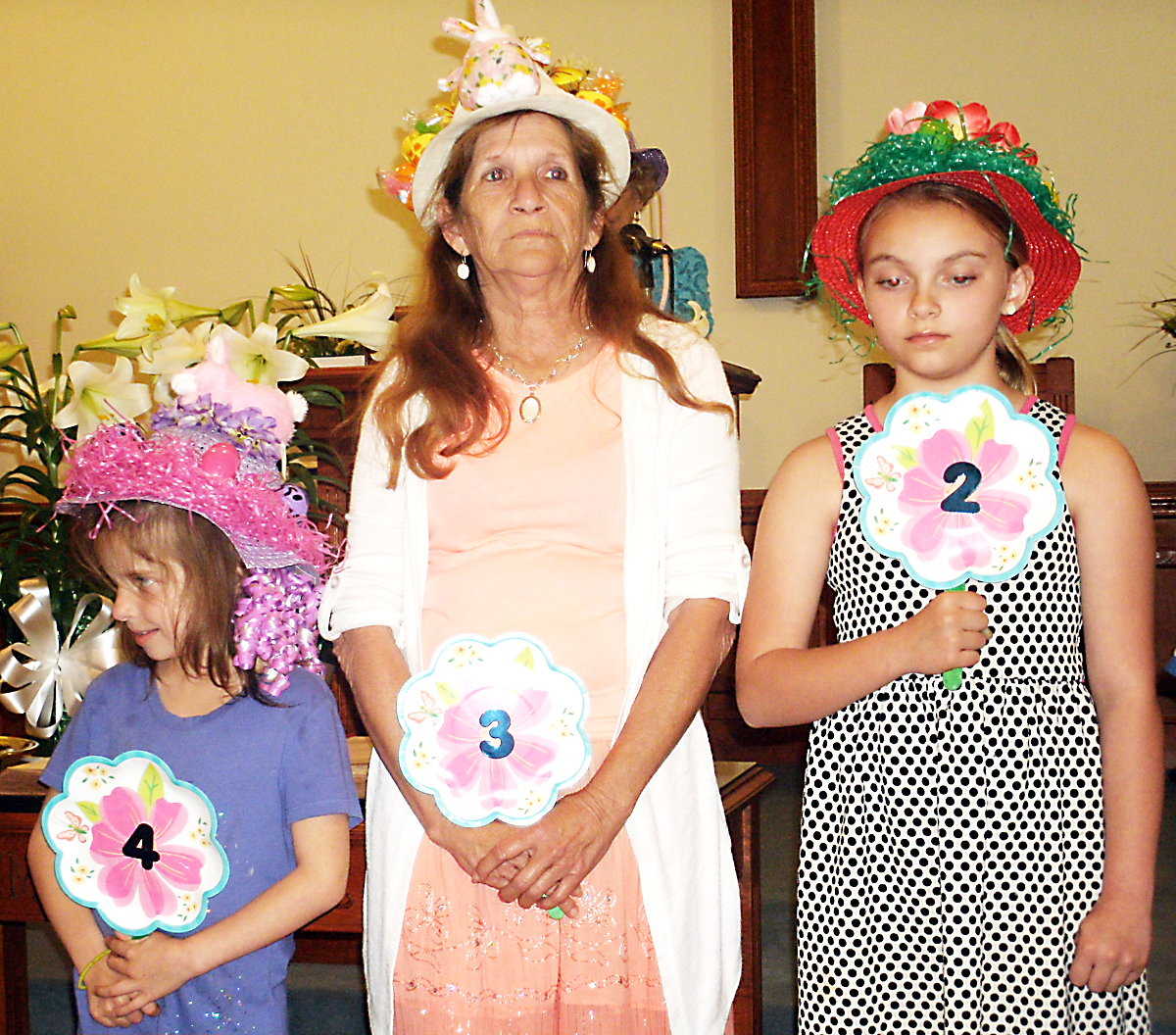 Easter Bonnet Parade Held At Fork Presbyterian Church