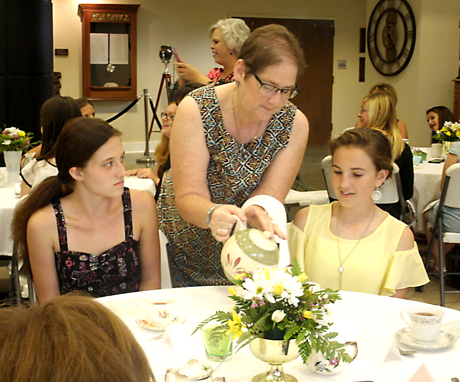 Latta Schools Girl Talk Group Holds Annual Tea Party (with photo gallery)