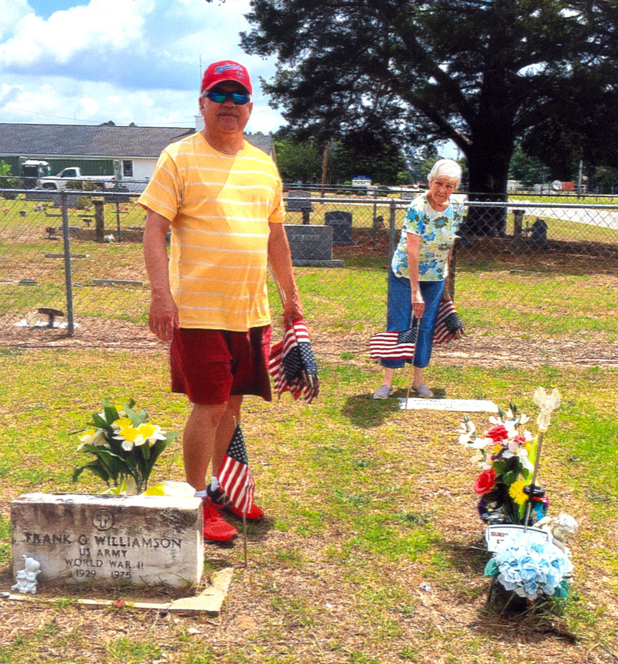 Flags Placed On Graves Of Veterans