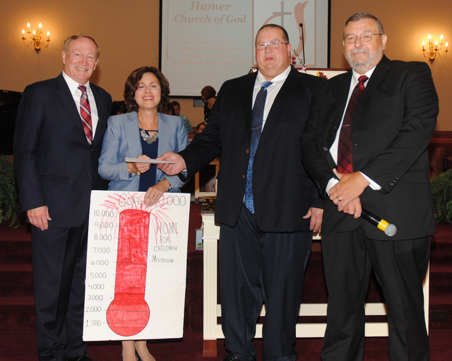Check Presented To Home For Children