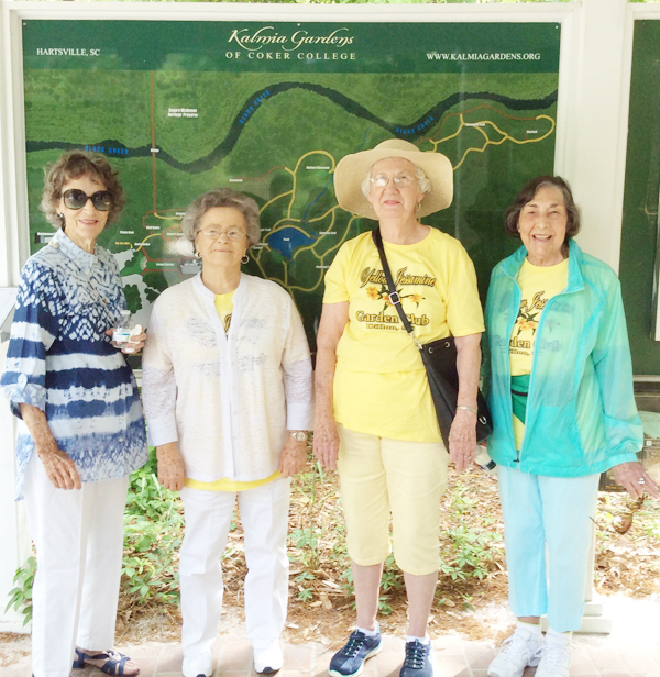 Yellow Jessamine Garden Club Visits Kalmia Gardens