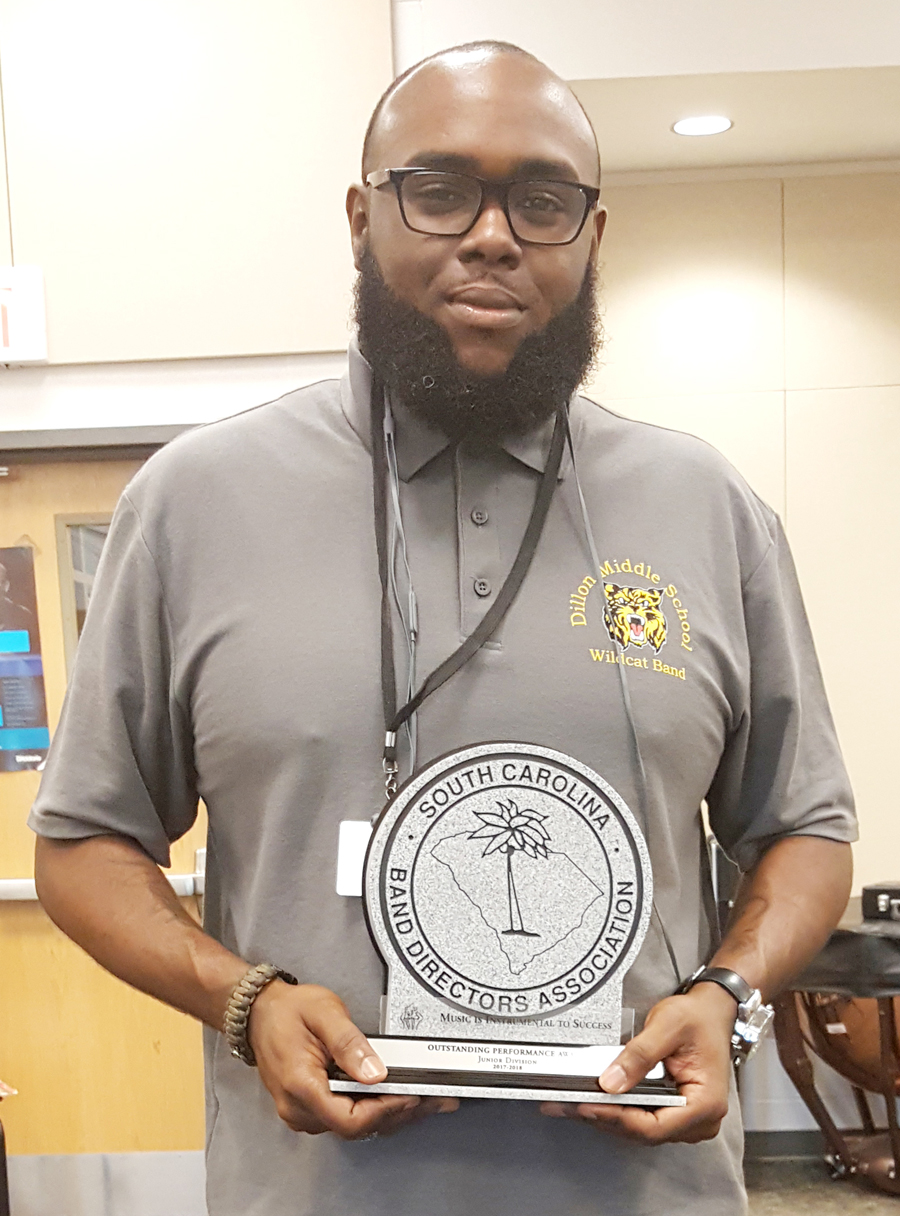 DMS Band Gets Outstanding Performance Award