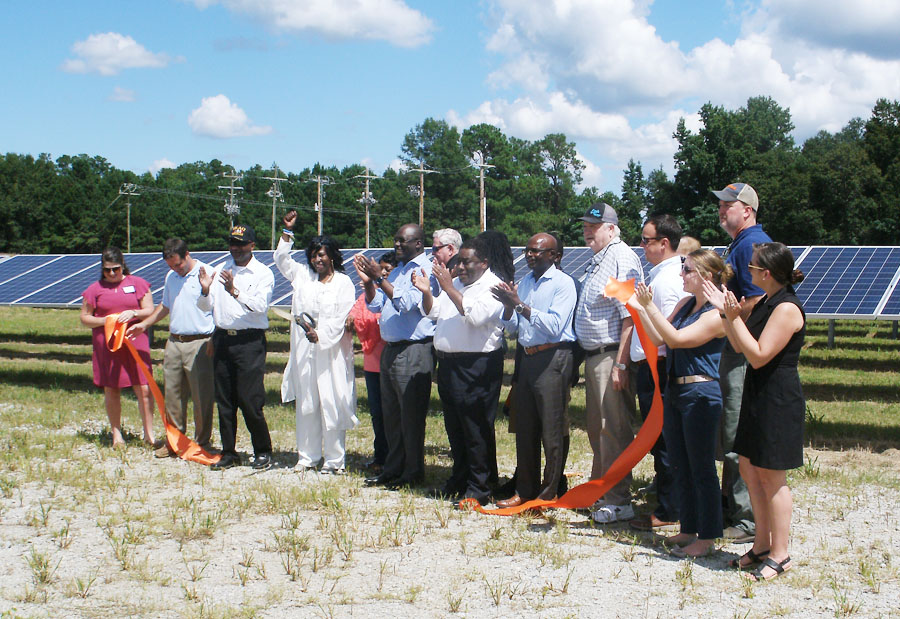 Ribbon Cut On Dillon County Solar Farm Dedicated To Darlington Woman