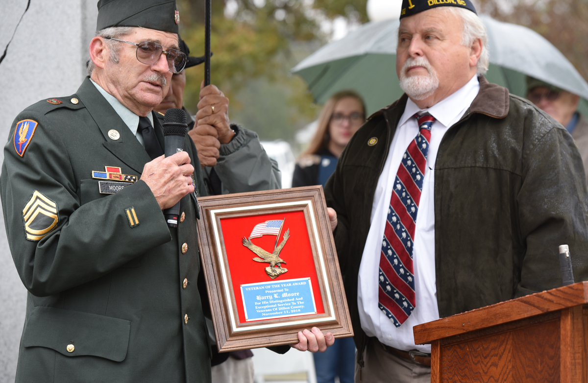 Harry Moore Named Veteran Of The Year