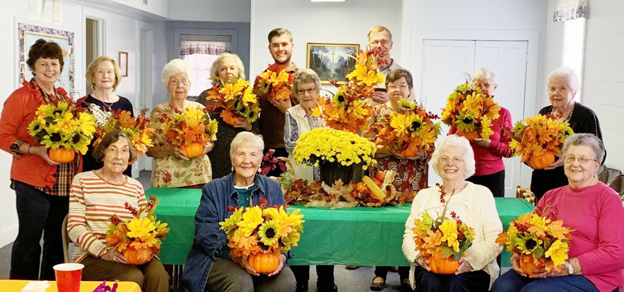 Local Florist Presents Program To Church Group