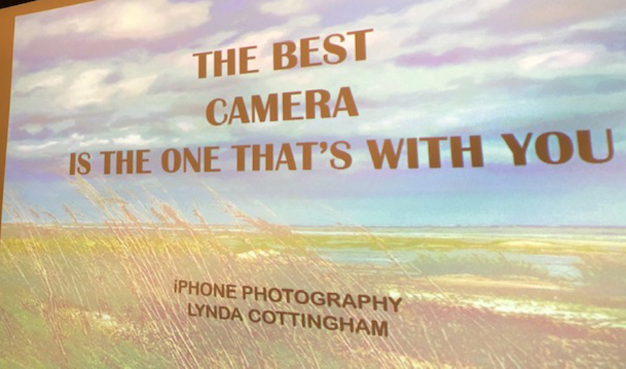 Carolina Arts Guild Hears About Phone Photography