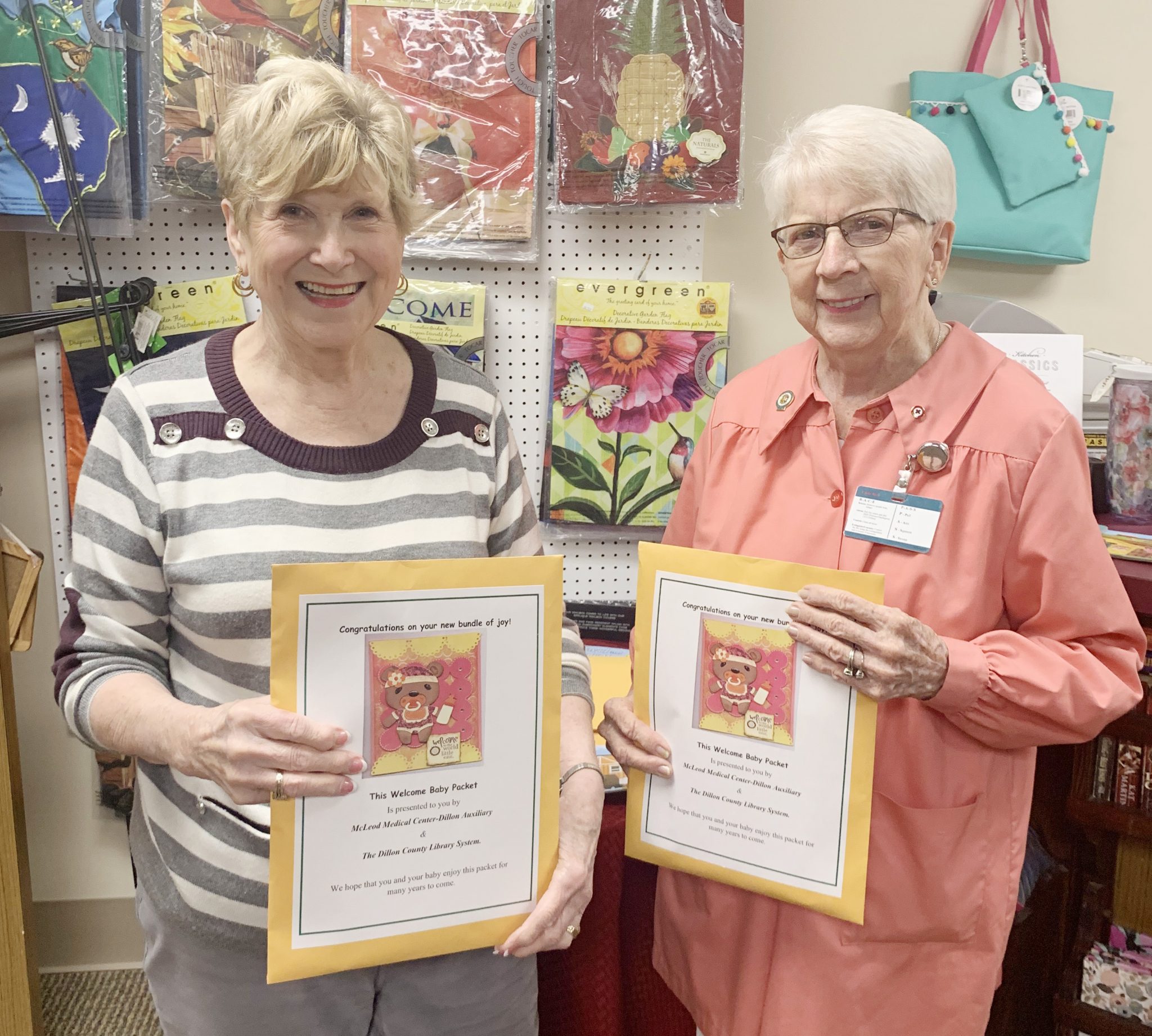 Library, Hospital Auxiliary Partner On ‘Grow With Books’ Project