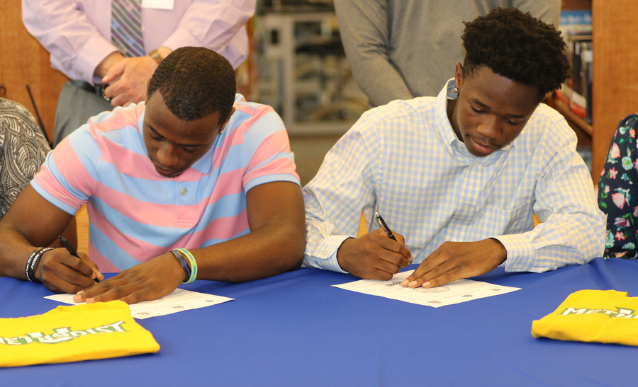 Two Lake View Players To Play Football At Methodist University