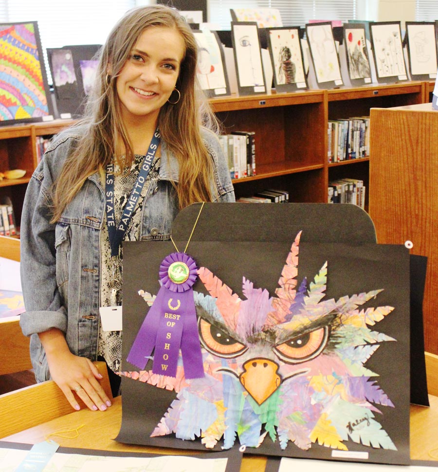 Miller Wins Best Of Art Show Award At LVHS