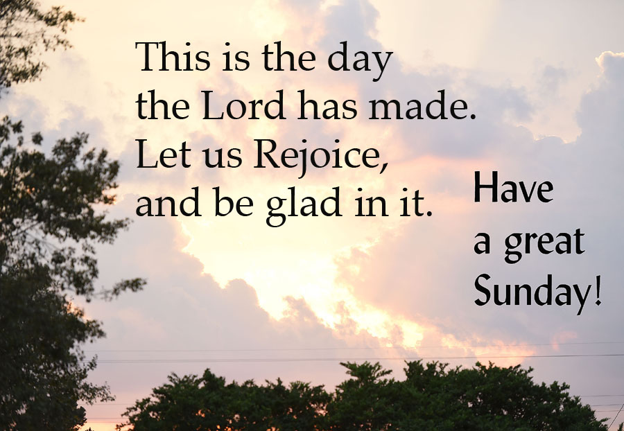 Happy Sunday!