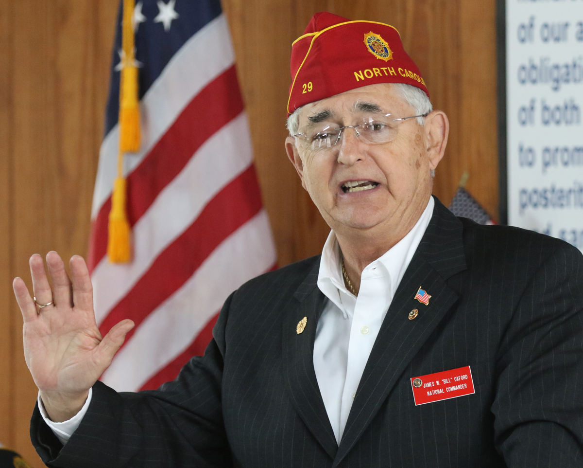 National American Legion Commander Visits Local Post