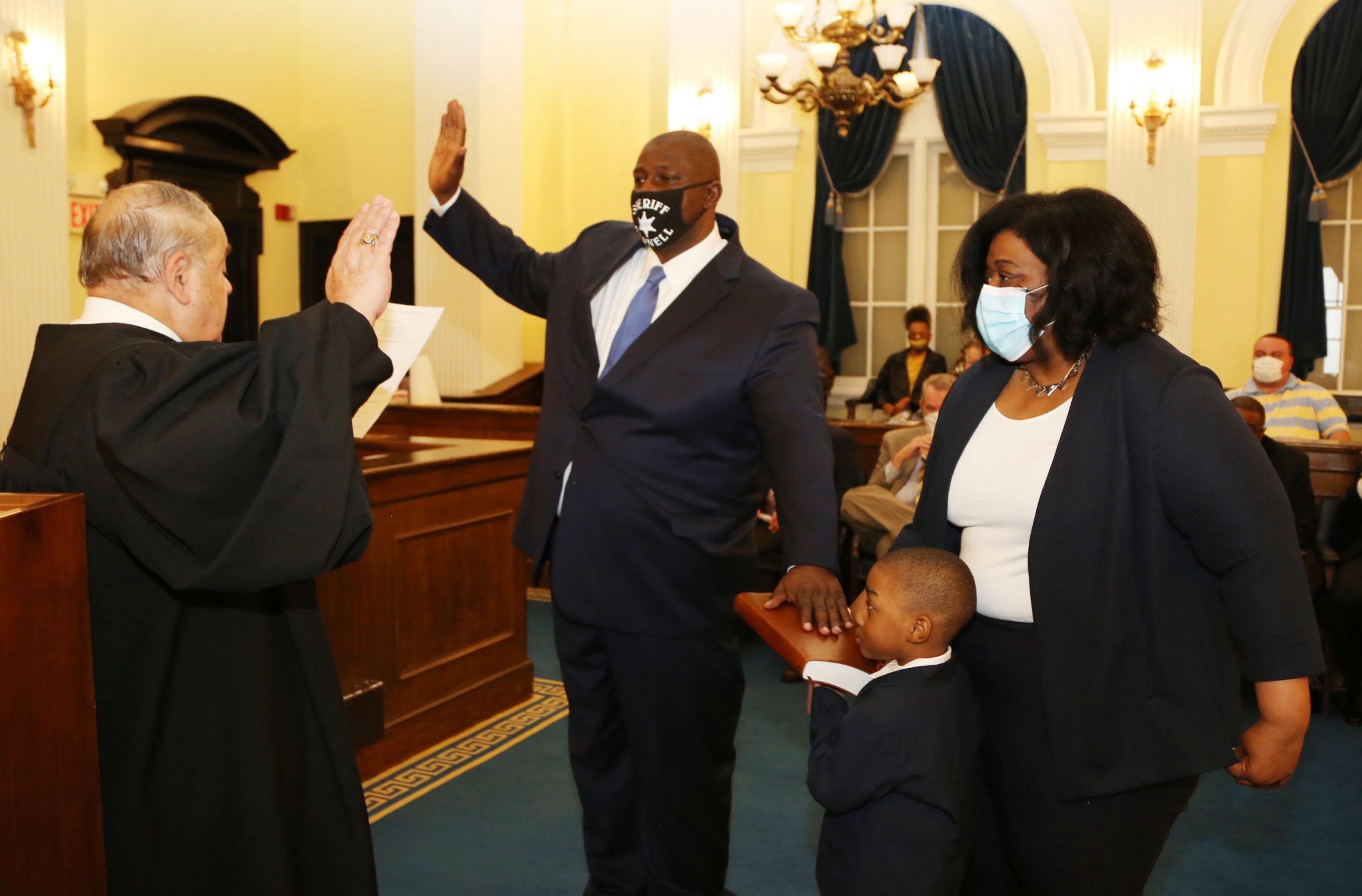 VIDEO AND PHOTO GALLERY: Sheriff Douglas Pernell Takes Oath Of Office In Historic Ceremony