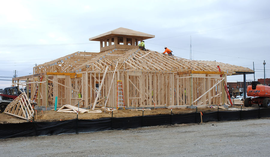 Construction Moving Along On New First Bank Branch