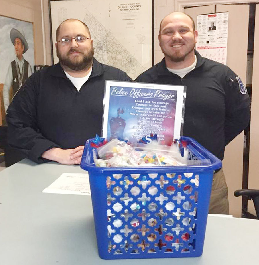 Union Baptist Church Missions Ministries Presents Goodie Baskets To Law Enforcement