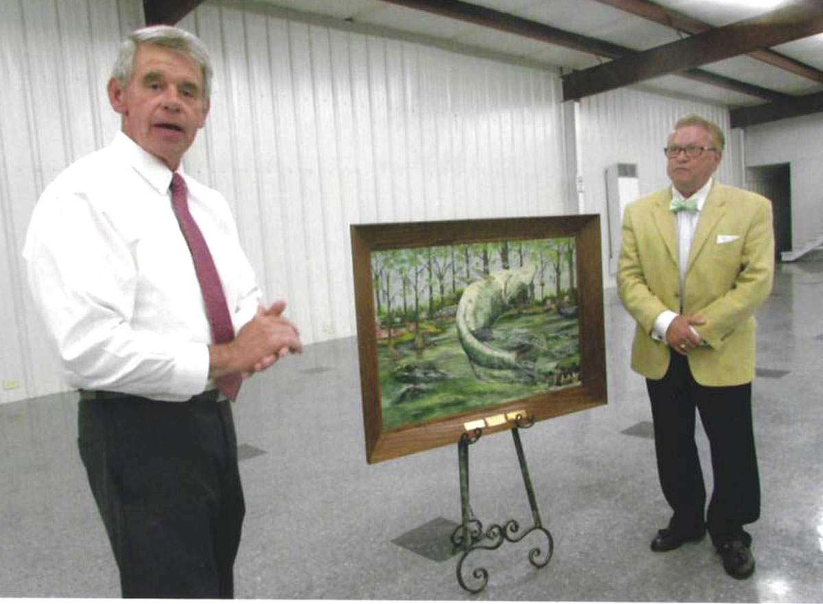Town Of Lake View Gifted Painting