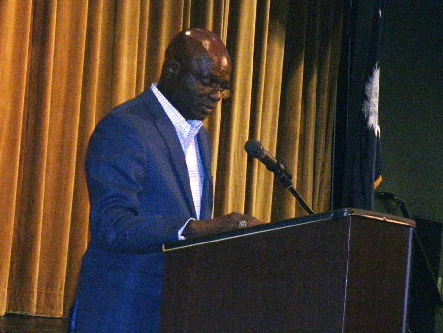 Part One: Senator Speaks About Legislation And Budget At Town Hall  Meeting