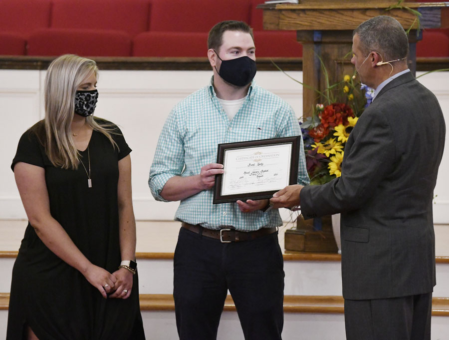 Mount Calvary Baptist Hears From Gideons, Holds Deacon Ordination