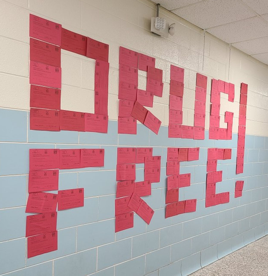 Red Ribbon Week Observed At Latta Middle School