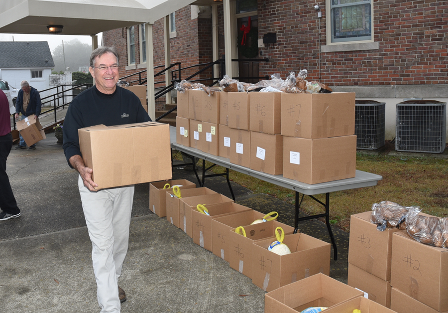 PHOTO GALLERY: Main Street United Methodist Men Deliver Food Boxes To Needy Families