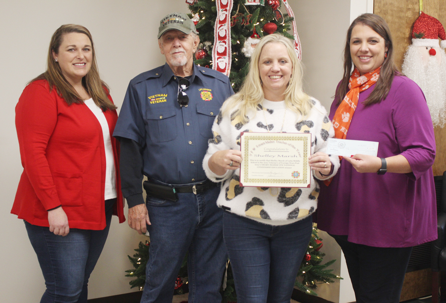 VFW POST 6091 Smart/Maher Teacher Of The Year Named