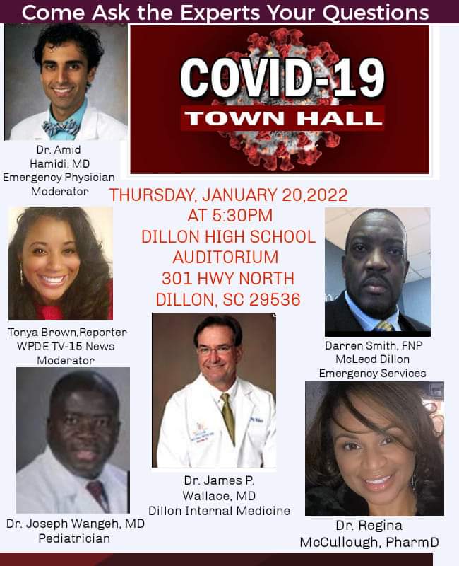 COVID-19 Town Hall To Be Held January 20th