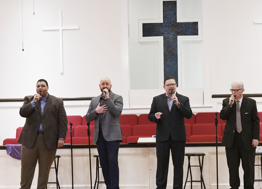 The Kingsmen Quartet Leads Services At Mount Calvary Baptist Church