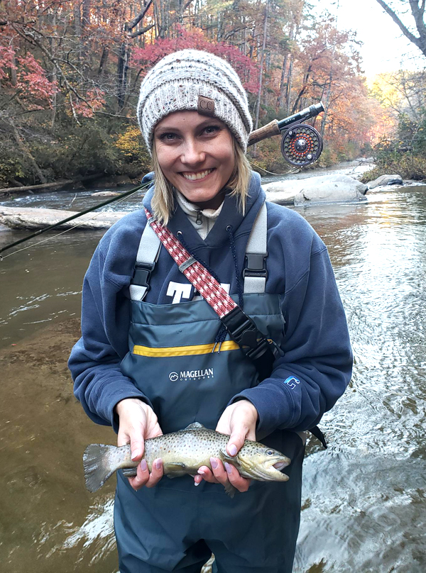 Shannon’s First Trout