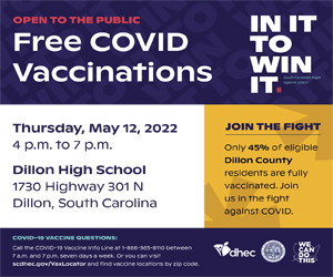 COVID-19 Vaccination Event Set For May 12th