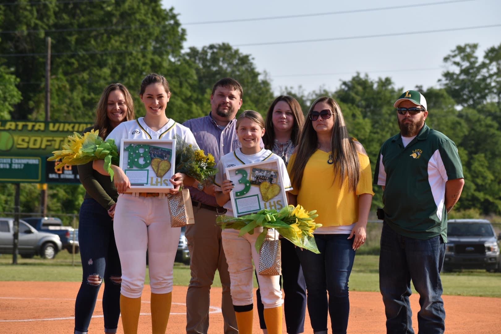 Latta Lady Vikings Softball Senior Night Held