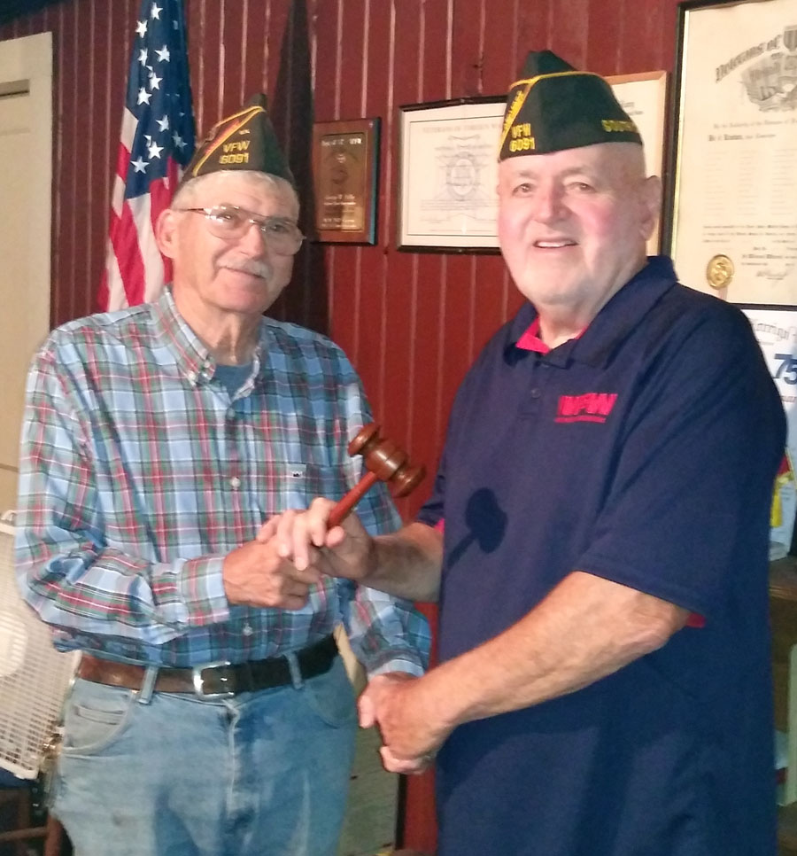 New Officers Installed At VFW