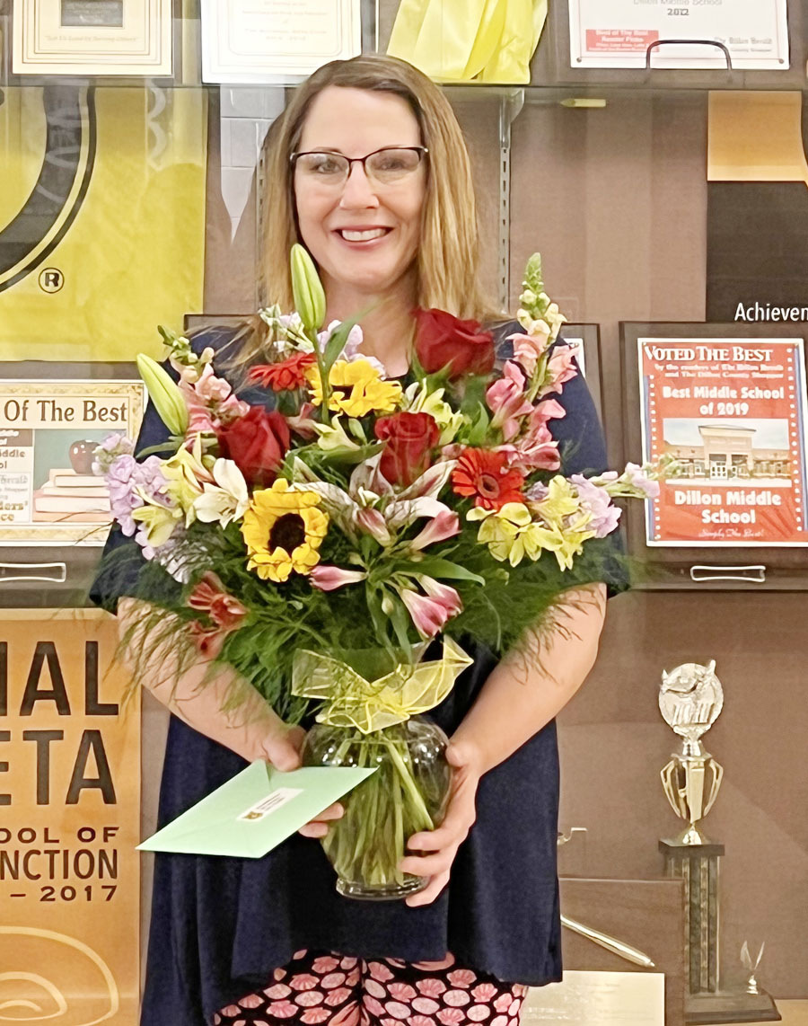 Angela Grossetti Named Dillon Middle School Teacher Of The Year