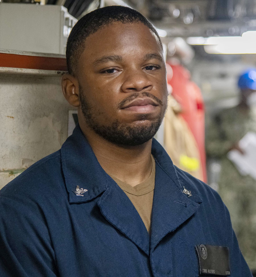 Justin Alford Serving Aboard USS The Sullivans
