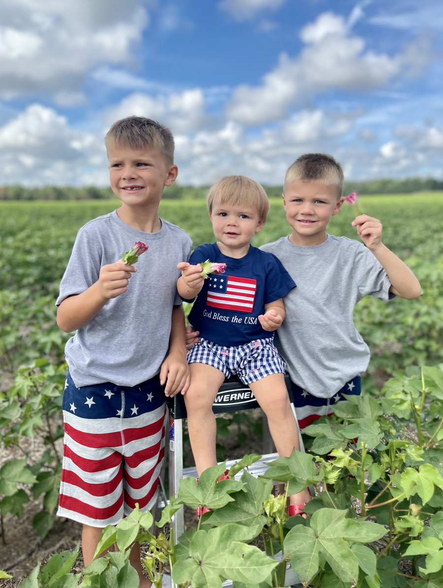 Lynch Brothers First To Find Cotton Blooms On Family Farm