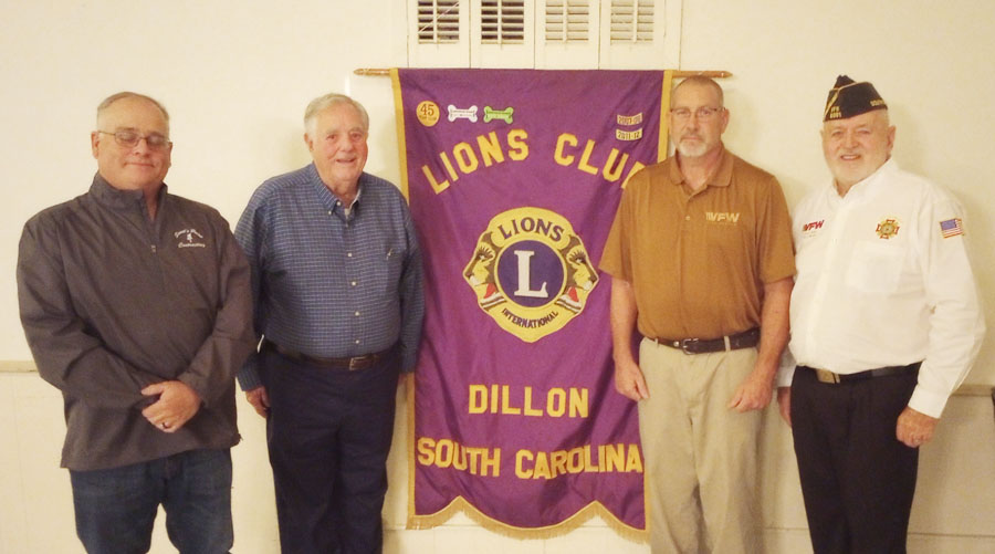 Lions Club Hears From Dillon VFW Representatives