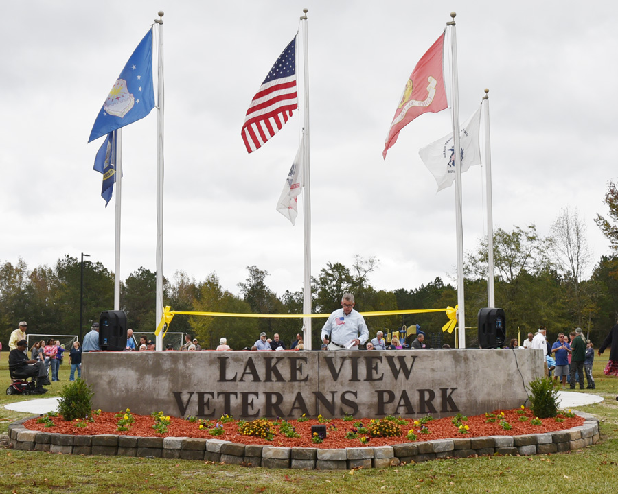 PHOTO GALLERY: Town Of Lake View Dedicates Veterans Park