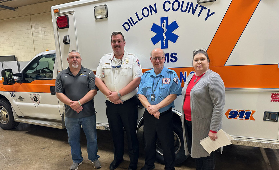 County Donates Ambulance To ATEC
