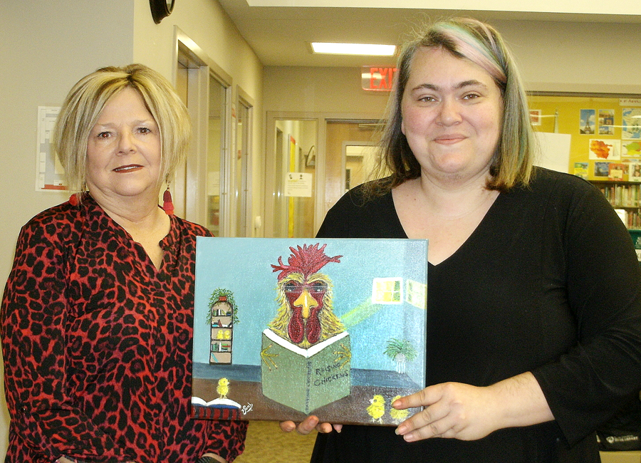 Local Artist Donates Piece To Library