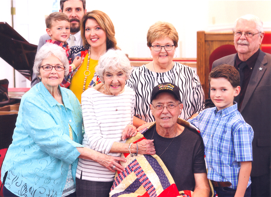 Minshew Receives Quilt Of Valor