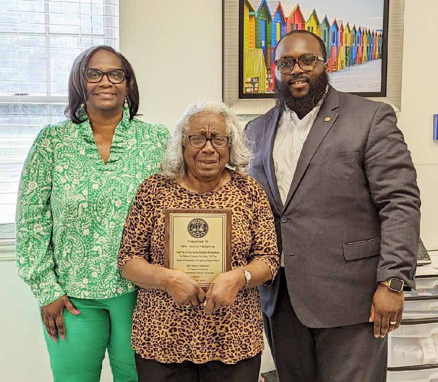 Nancy Hargrove Honored For MDDSN Board Service