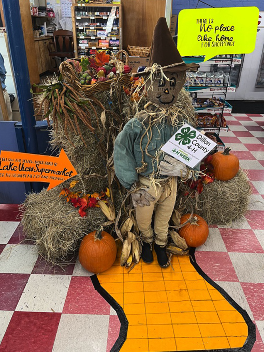 Dillon County 4-H Wraps Up Annual Scarecrow Contest