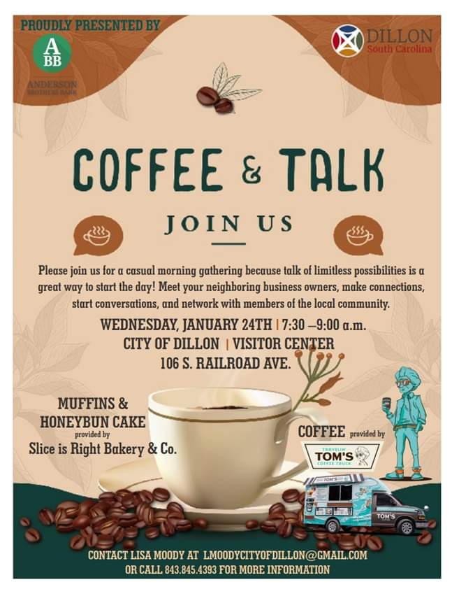 Coffee And Talk Is Wednesday