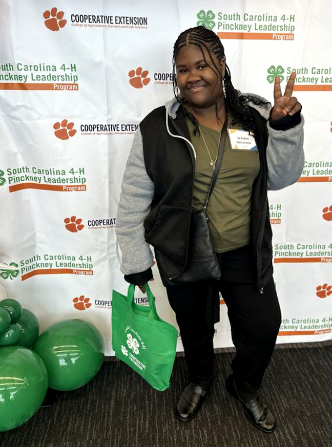 Local Student Attends South Carolina 4-H Pinckney Leadership Round-up