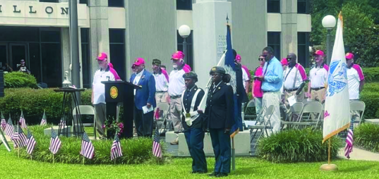 Memorial Day Ceremony Held At Veterans Square