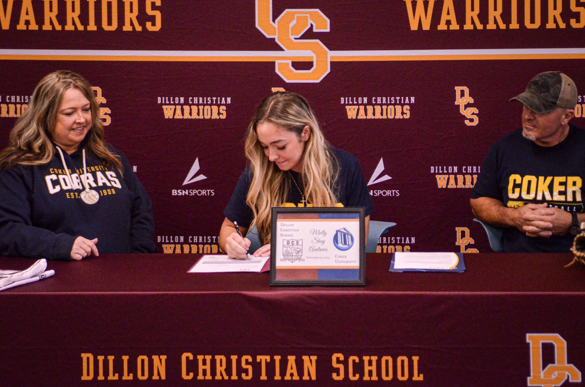 Molly Andrews Signs With Coker University